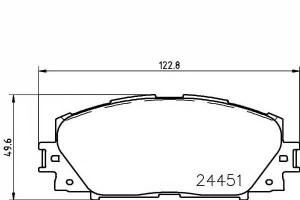 Klocki Hamulcowe Toyota Przód Prius 09- Textar