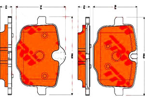 Klocki Hamulcowe Bmw Tył 5 6 7 11- Trw