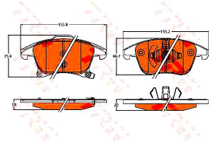 Klocki Hamulcowe Ford Przód Galaxy 15- Mondeo 14-
