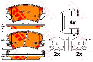 Klocki Hamulcowe Opel Przód Insignia 08- 2,0cdti T