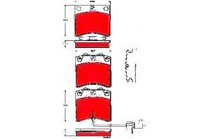 Klocki Hamulcowe Vw Przód T4 90-03 15 Trw