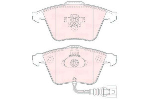 Klocki Hamulcowe Valeo 1k0698151b