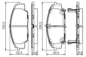 Klocki Hamulcowe Acura Rsx Honda Civic Civic Vii C