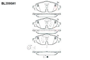 Klocki Hamulcowe Audi A 3 8v1 Fte
