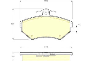 Klocki Hamulcowe Audi A4 Vw Passat Gr.19.4mm* Girl