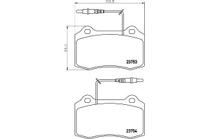 Klocki Hamulcowe Hella Pagid 425251 E172095 425182