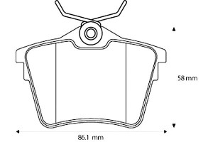 Klocki Hamulcowe Ceramiczne Citroen C5 Iii Peugeot