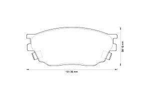 Klocki Hamulcowe P Mazda 323 626 00- Jurid