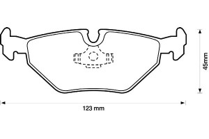 Klocki Hamulcowe Ceramiczne Bmw 3 (e46) Z4 (e85) Z
