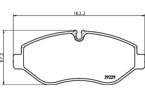 Klocki Hamulcowe Mintex 42561355 42555881 Pad1597