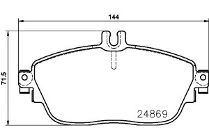 Klocki Hamulcowe Mintex 64204620 64208520 64204720