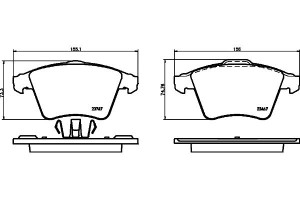 Klocki Hamulcowe Mintex 7h0698151b