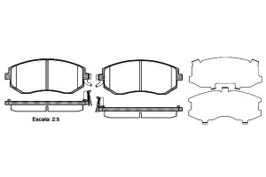 Klocki Hamulcowe Remsa 26296sc000 Su00304324 Su003