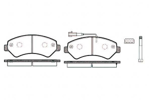 Klocki Hamulcowe Fiat Ducato 06> Uklad Brembo Kpl