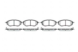 Klocki Hamulcowe Subaru Legacy Outback Tribeca Toy