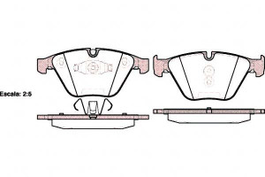 Klocki Hamulcowe Bmw 3 E90 E91 X1 E84 20.3mm Wva23