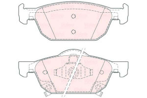 Klocki Hamulcowe Valeo 45022tl1g00 45022tl1g01 377
