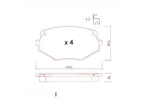 Klocki Hamulcowe Mazda Mx5 93-05 Zimmermann