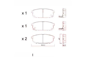 Klocki Hamulcowe Kia Sorento 02- Tył Zimmermann
