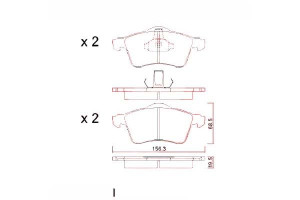 Klocki Hamulcowe Vw T4 95- Zimmermann