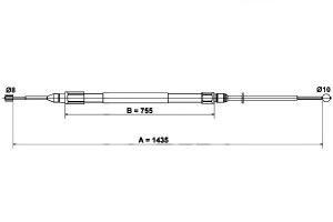 Linka Hamulca Ręcznego Bmw 1 (e81) 1 (e82) 1 (e87)