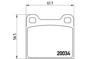 Klocki Hamulcowe Alfa Romeo Spider 71-93 Tył Bremb
