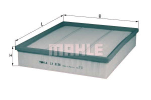 Filtr Powietrza Mahle 2h0129620 C B Ap0045