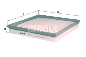 Filtr Powietrza Mahle 6280900701 6280940104 S3053