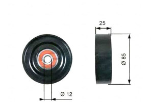 Rolka Prowadząca Pasek Nissan Almera Ii Almera Tin