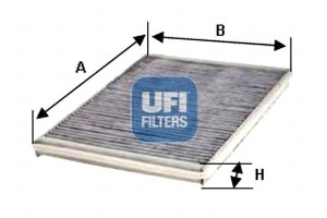 Filtr Kabinowy Focus Iii 11- Weglowy Ufi