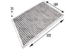 Filtr Kabiny Z Węglem Mercedes C (cl203) C T-model