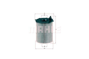 Filtr Oleju Mahle 55224598 Fa6078eco Oe6702 Ch1127
