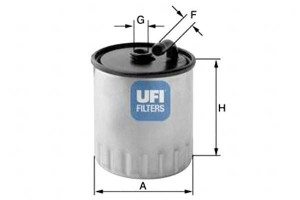 Filtr Paliwa Diesel Ufi