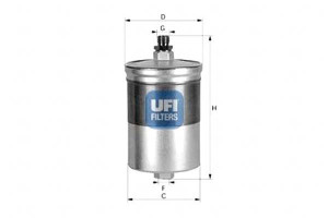 Filtr Paliwa Db 124 Benz. Ufi