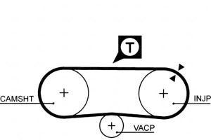 Pasek Rozrządu Seat Terra Vw Polo Polo Classic 1.3
