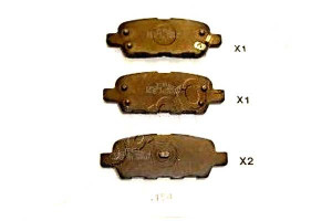 Klocki Hamulcowe Nissan Tył Qashqai Japanparts