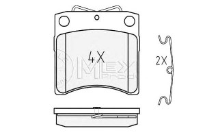Klocki Hamulcowe Vw Przód T4 09 90 15 Meyle