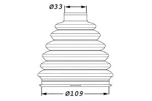 Osłona Przegubu Citroen Zew. Jumper Boxer 2,2 2,8