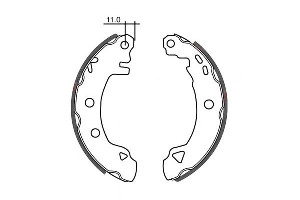 Szczęki Hamulcowe Alfa Romeo 145 146 33 Citroen Ax