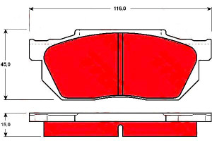 Klocki Hamulcowe Honda Civic Iv Civic Vi Crx I Pre