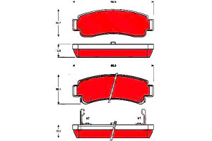 Klocki Hamulcowe Nissan 100nx Sunny Ii Sunny Iii 1