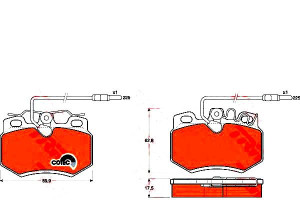 Klocki Hamulcowe Peugeot Przód 205 309 1,1-1,9 83-