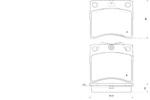 Klocki Hamulcowe Vw T4 90- A.b.s.