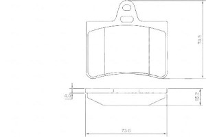 Klocki Hamulcowe Citroen C5 01-08 Tył A.b.s.