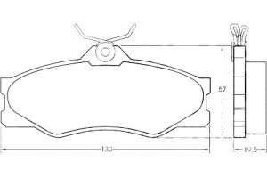 Klocki Hamulcowe Vw T2 85-92 A.b.s.
