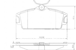 Klocki Hamulcowe Nissan Almera 00-06 A.b.s.