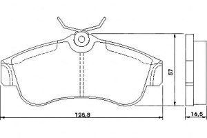 Klocki Hamulcowe Nissan Primera 90-98 A.b.s.