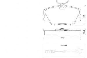 Klocki Hamulcowe Mercedes W124 84-96 A.b.s.
