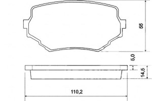 Klocki Hamulcowe Suzuki Grand Vitara 98-05 A.b.s.