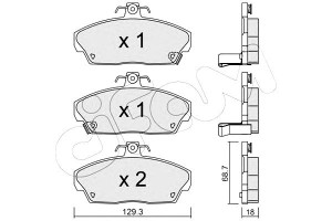 Klocki Hamulcowe Rover 200-400 89-00 (+abs) Z Czuj